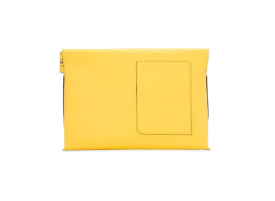 Valextra Envelope Clutch "Yellow"