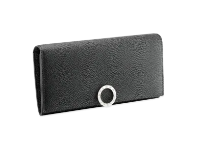 BVLGARI Clip Large Wallet "Black"