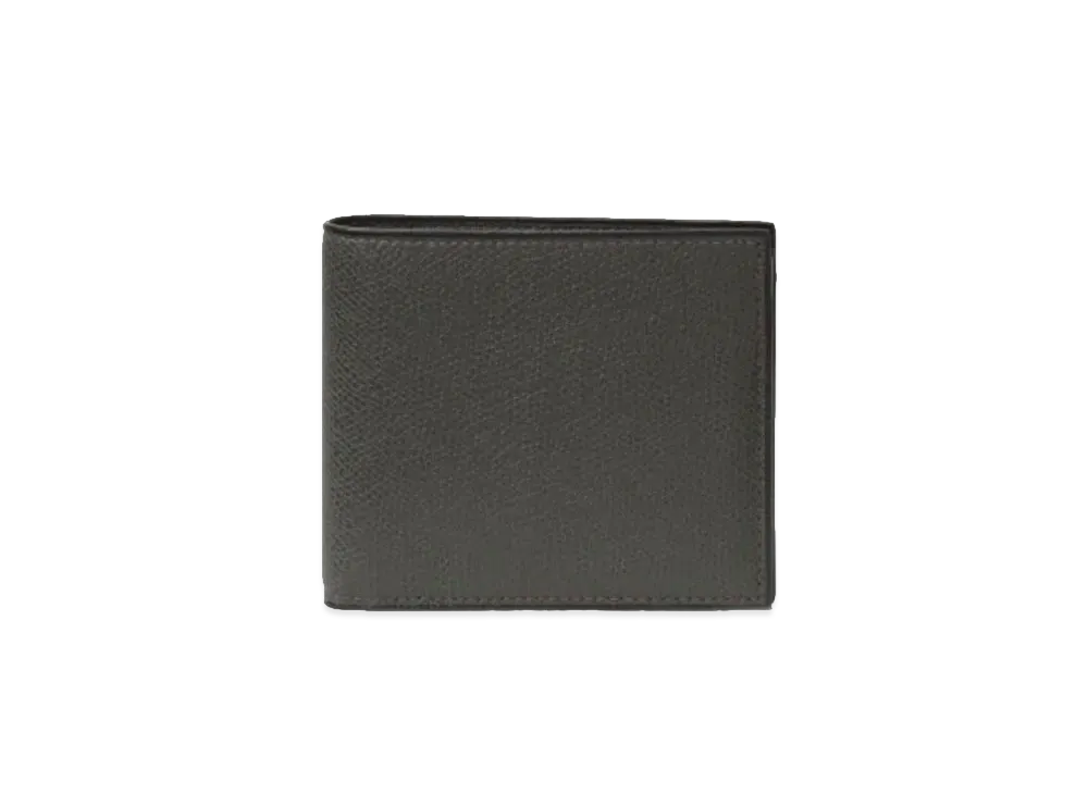 Valextra Folded 6 Card Pruse "Dark Gray"