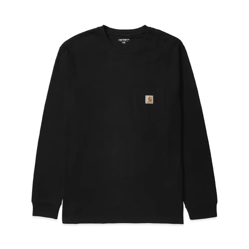 Carhartt WIP Long Sleeve Pocket T-Shirt "Black"