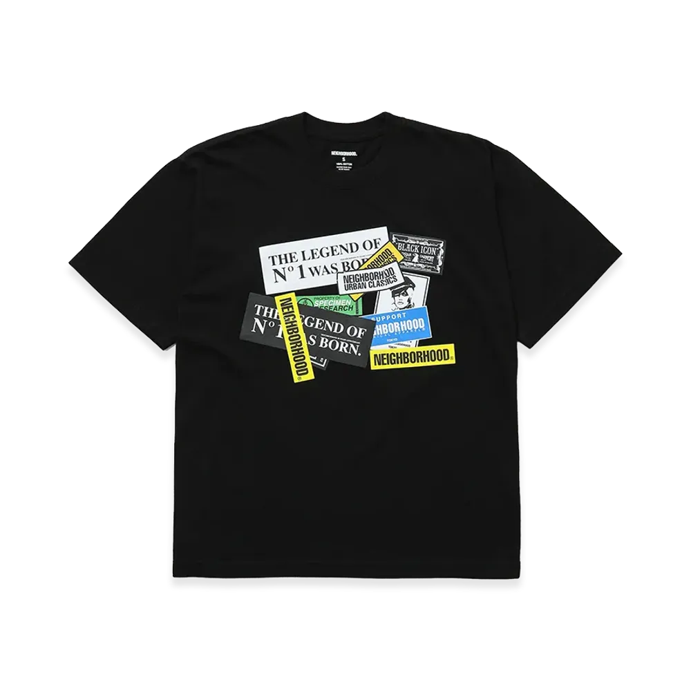 NEIGHBORHOOD NH 261 Spot . Tee SS-6 "Black"