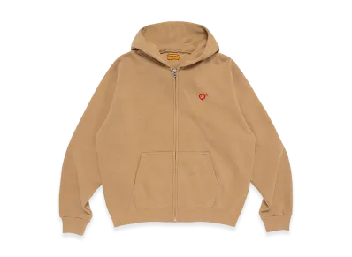 HUMAN MADE Classic Zip-Up Hoodie "Beige"