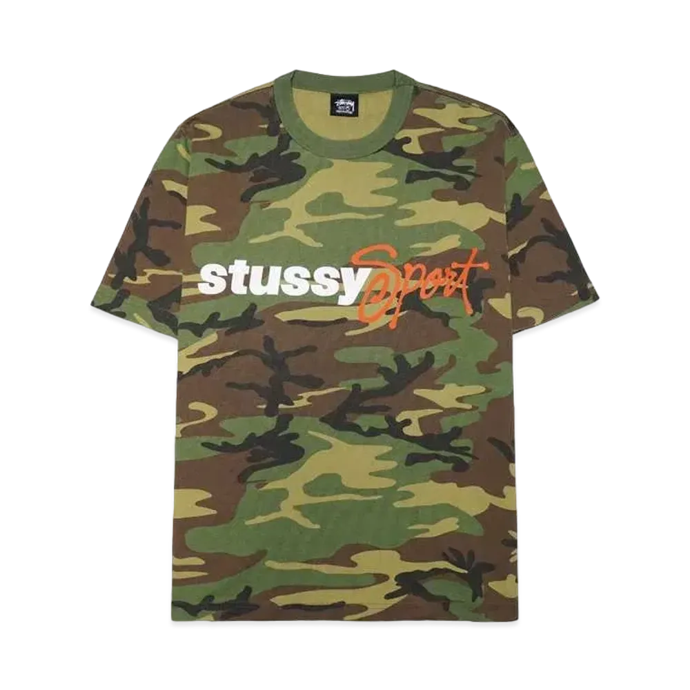 Stussy Sport Script Tee "Camo"