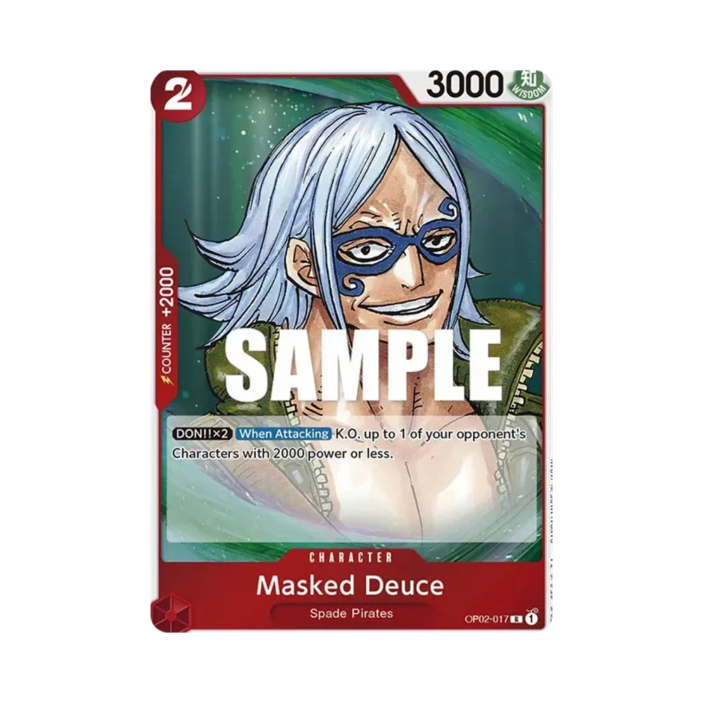 Masked Deuce R [OP02-017] [EN](Booster Pack "Paramount War")