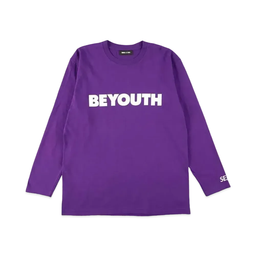 WIND AND SEA BE YOUTH L/S TEE "Purple"