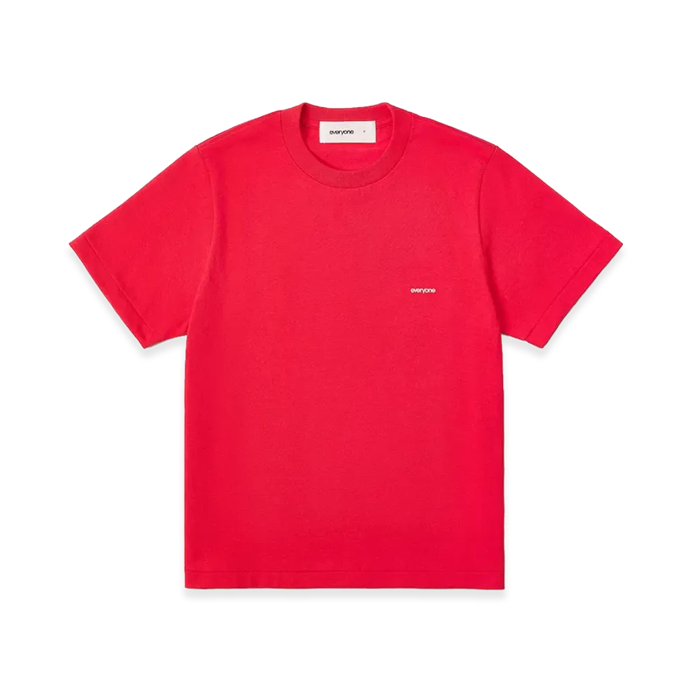 everyone Women's Original Logo American Cotton Tee Petit "Red"
