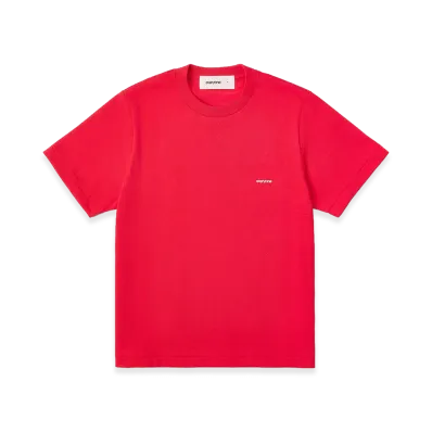 everyone Women's Original Logo American Cotton Tee Petit "Red"