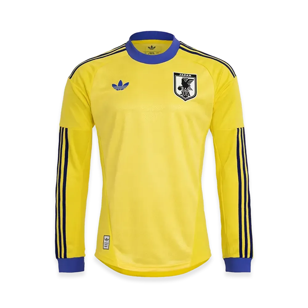 adidas Japan National Team 2026 Away Authentic GK Long Sleeve Jersey "Light Yellow"