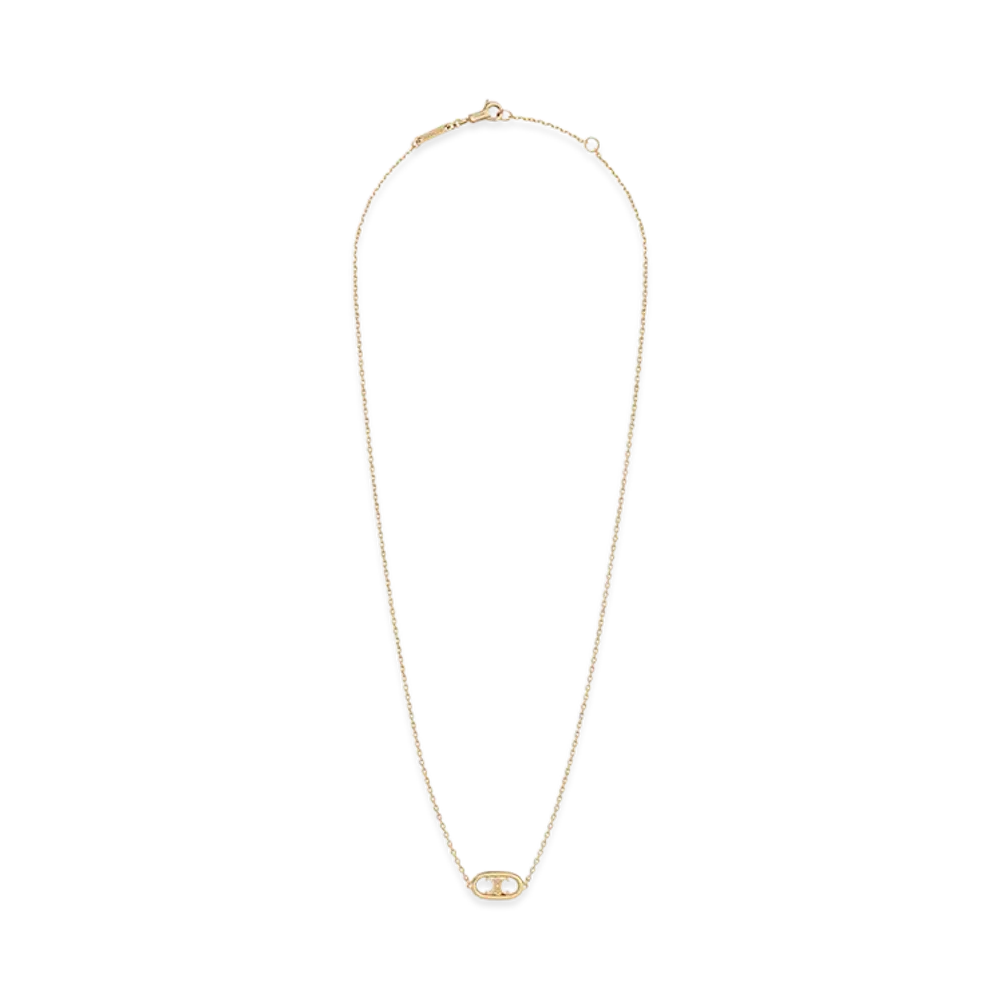 CELINE Maillon Triomphe Necklace "Yellow Gold"