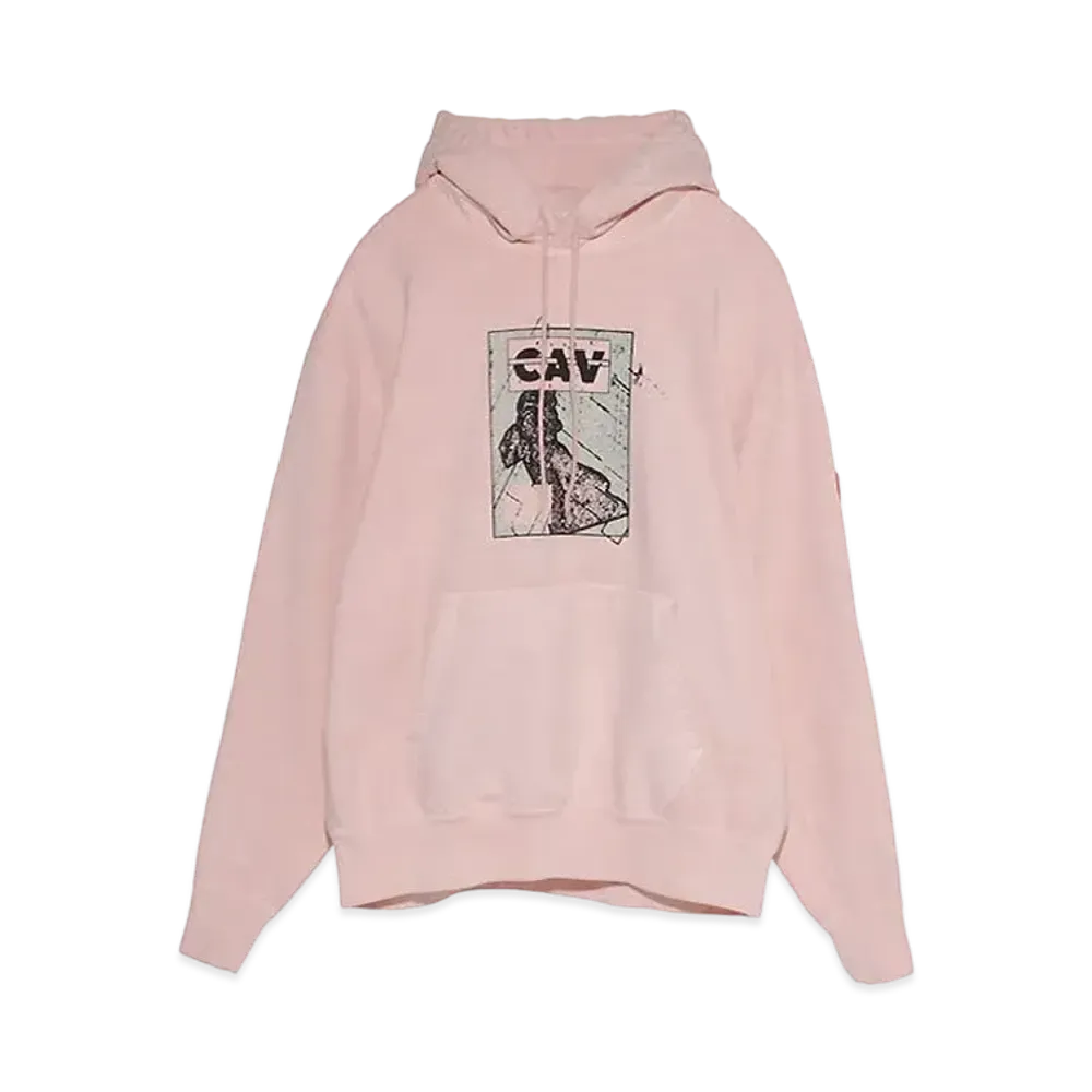 Cav Empt (C.E) EMPT PANEL HEAVY HOODY "Pink"