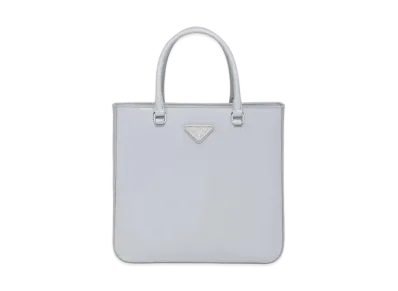 PRADA Brushed Leather Handbag "Blue"