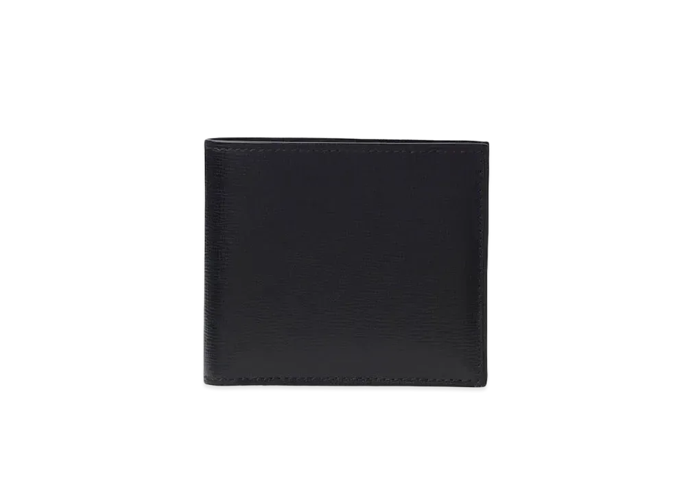 Valextra Folded 6 Card Pruse "Black"