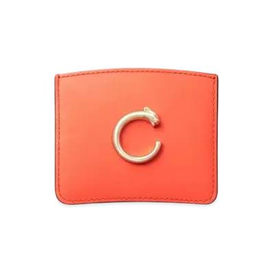 Cartier Simple Card Holder, Panthere de Cartier "Tangerine"