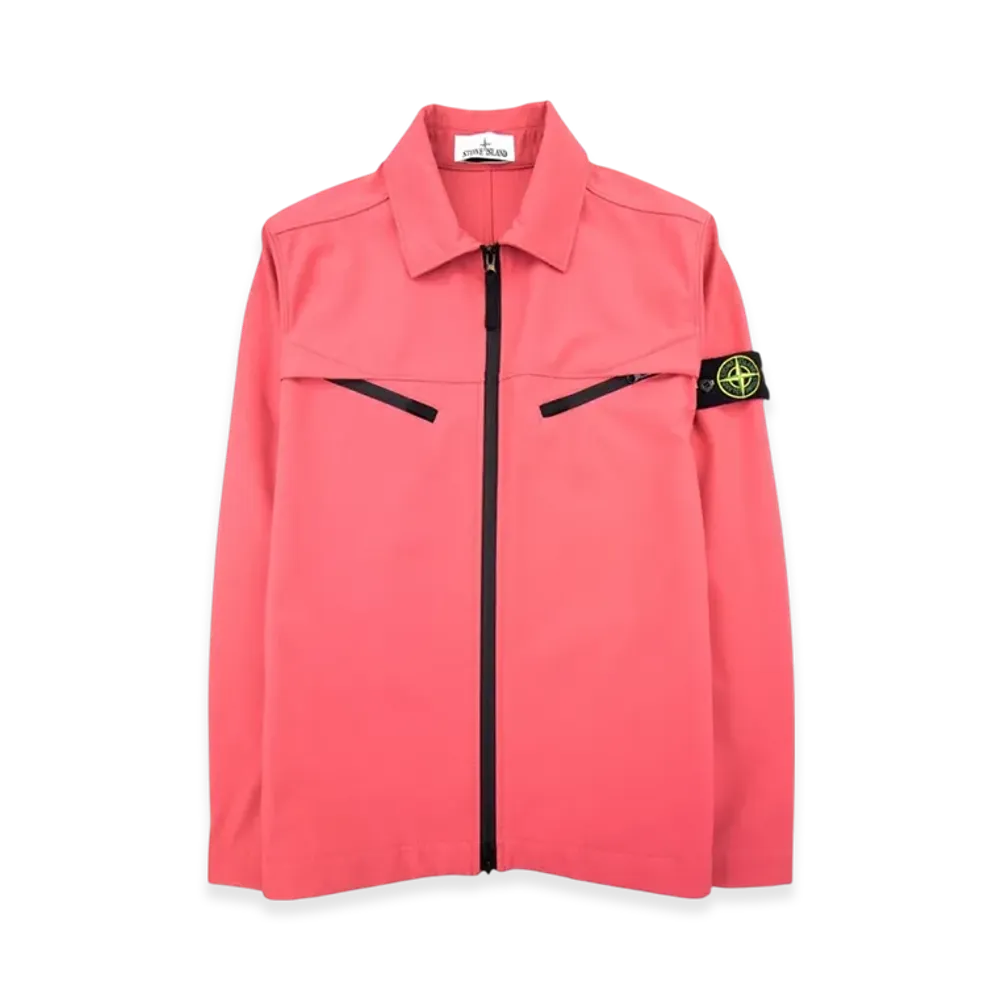Stone Island 41027 Light Soft Shell-R E.DYE Technology Recycled Polyester Jacket - 23SS "Cyclamen"