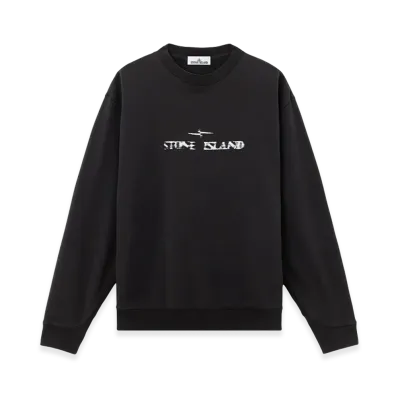 Stone Island 6100001 Cotton Fleece "Dark Brown"