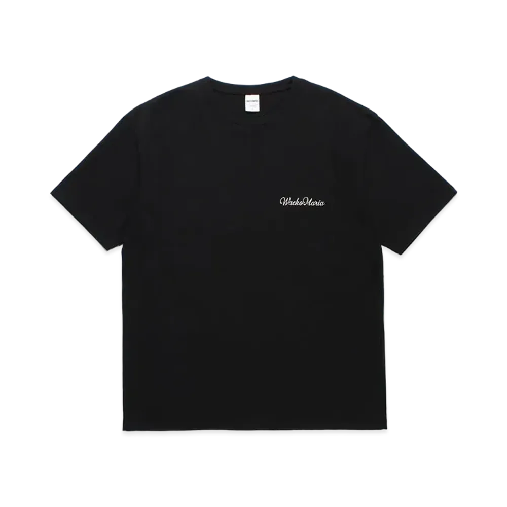 WACKO MARIA Washed Heavy Weight T-Shirt "Black"