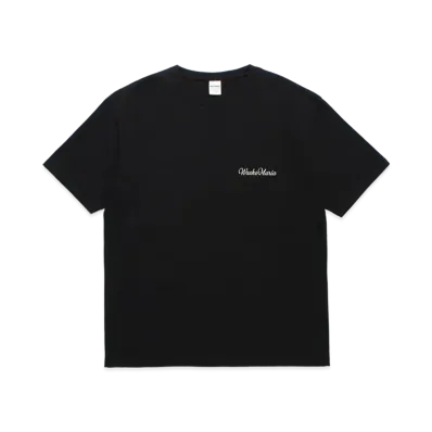 WACKO MARIA Washed Heavy Weight T-Shirt "Black"