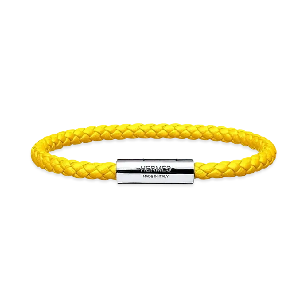 Hermes Goliath Bracelet "Jaune de Naples Mat/Palladium"