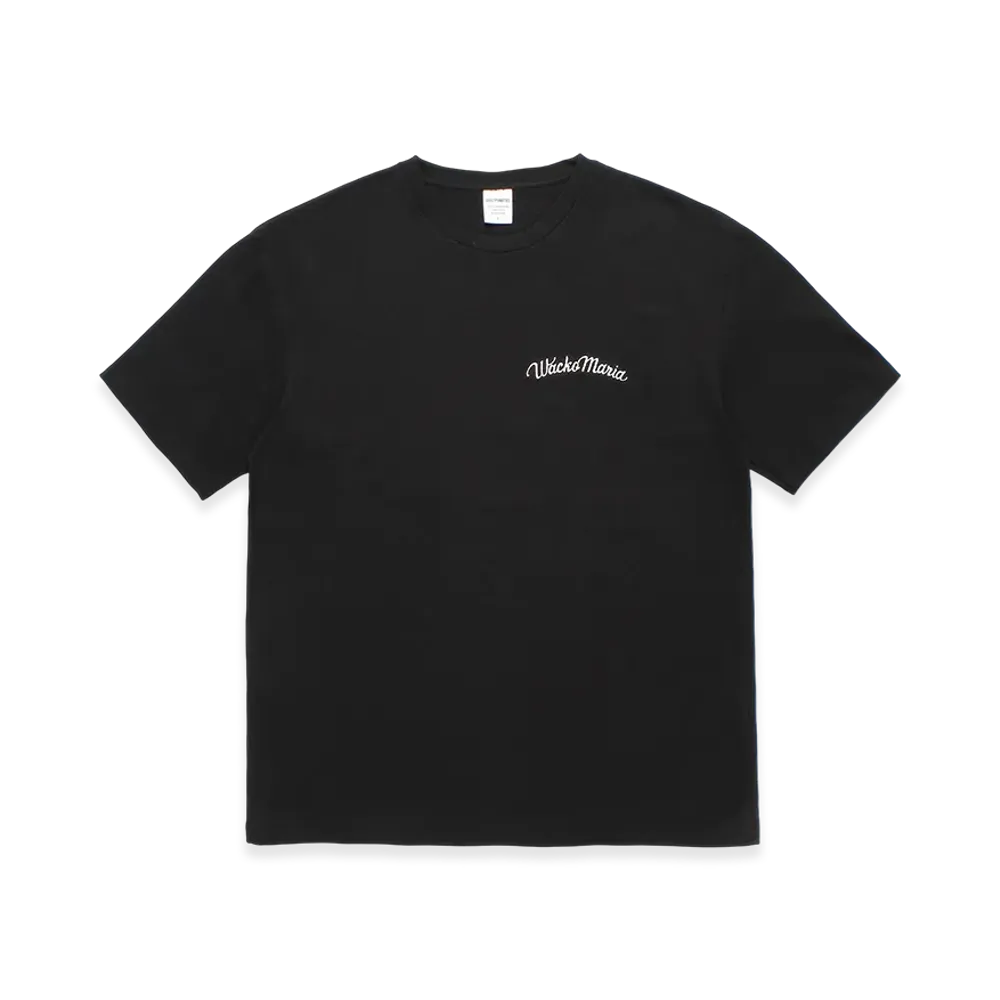 WACKO MARIA Washed Heavy Weight T-Shirt "Black"