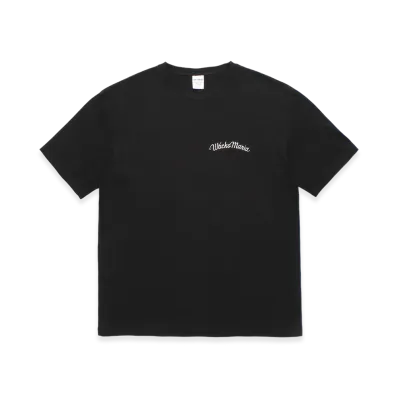 WACKO MARIA Washed Heavy Weight T-Shirt "Black"