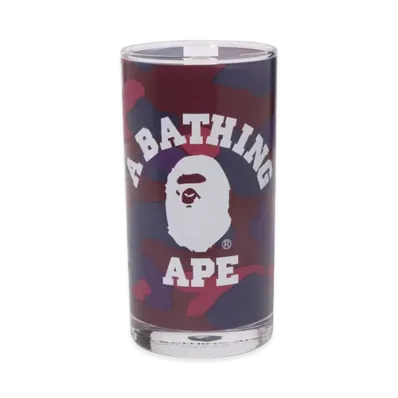A BATHING APE Color Camo College Glass "Purple"