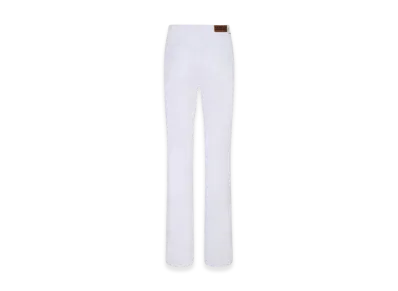 Dior Women's 8 Straight Jeans, D09 Cotton Denim "White"