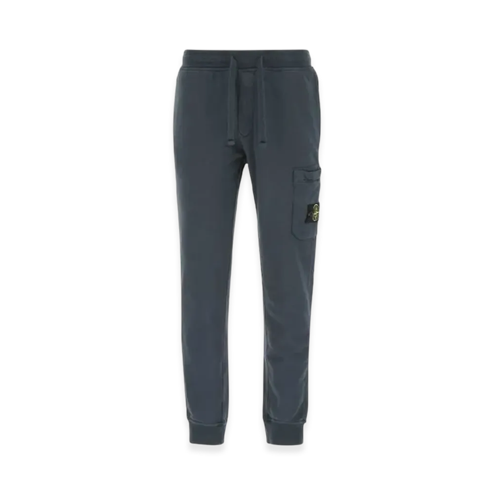 Stone Island 64551 Cotton Fleece Cargo Pants - 22SS "Avio Blue"