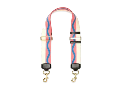 Marc Jacobs The Wavy Logo Webbing Strap "Malibu Multi"