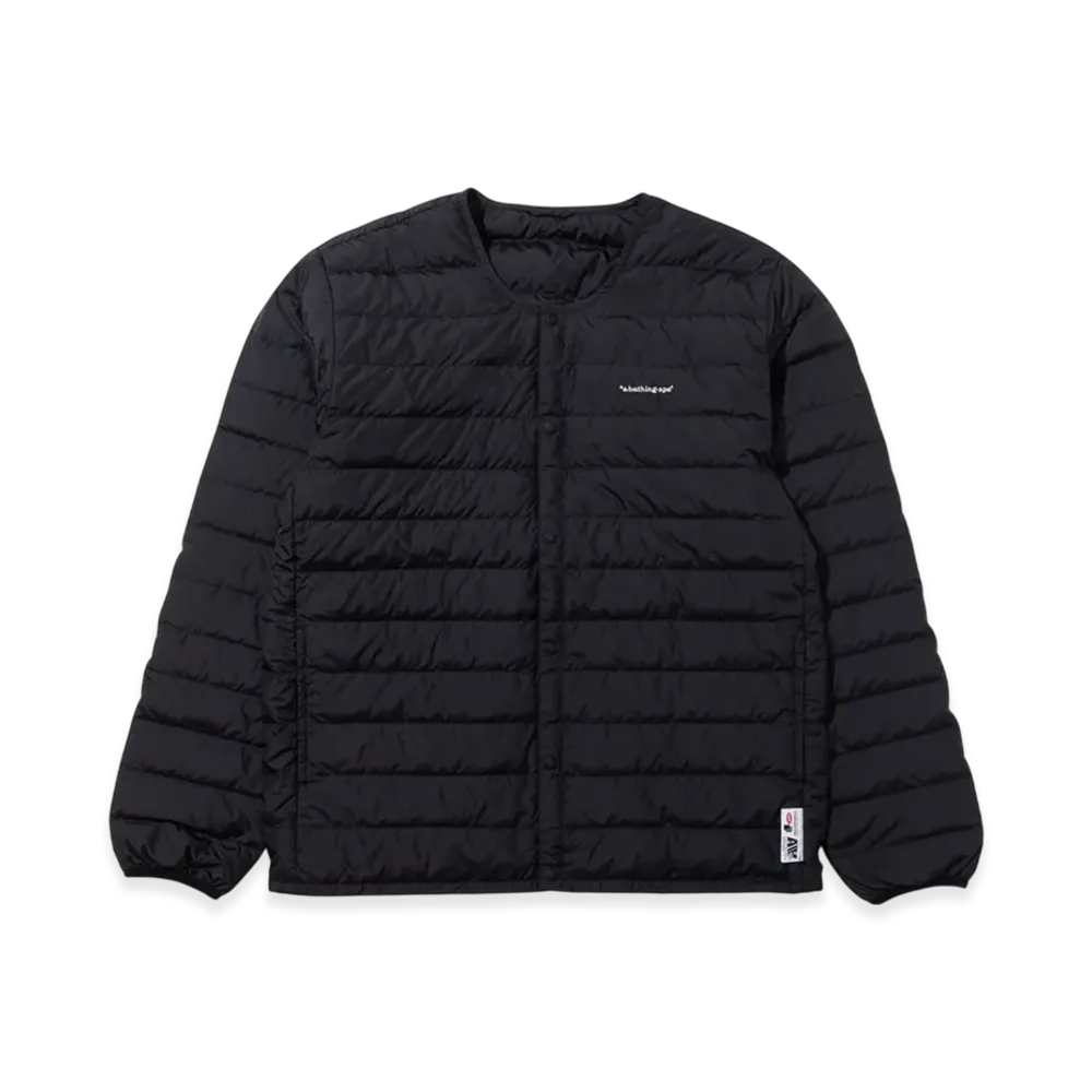 A BATHING APE x KAZUKI KURAISHI STA Padded Liner Down Jacket "Black"