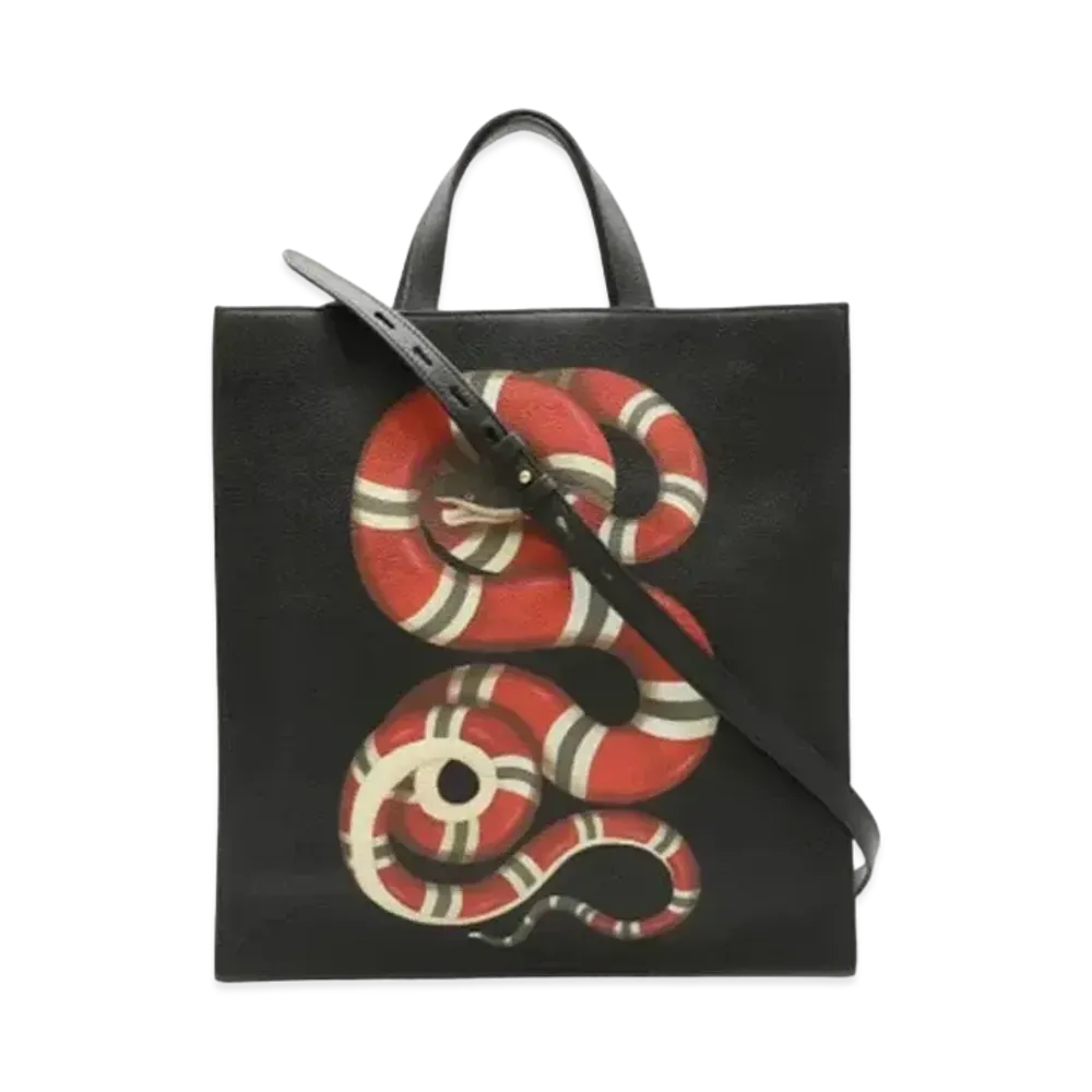 GUCCI GG Supreme 2eay Bag Kingsnake "Black"