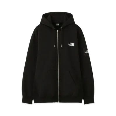 The North Face Square Logo Full Zip "Black"