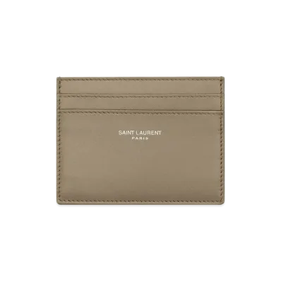 Saint Laurent Paris Card Holder "Brown"