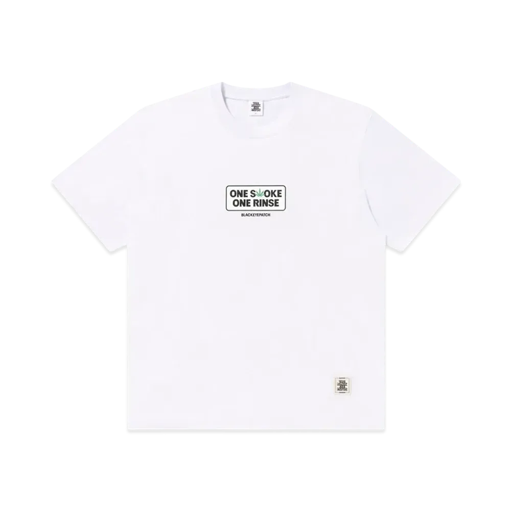 BlackEyePatch Hustlers Mouthwash Tee "White"