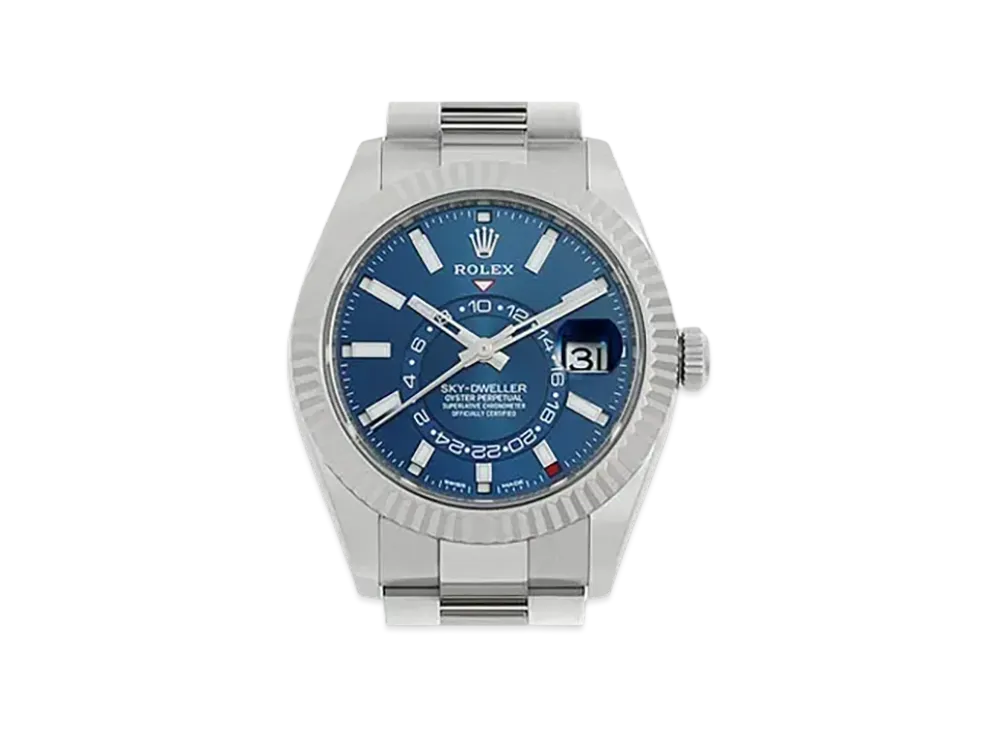 ロレックス スカイドゥエラー オイスター 42 mm "オイスタースチール/ホワイトゴールド" 326934