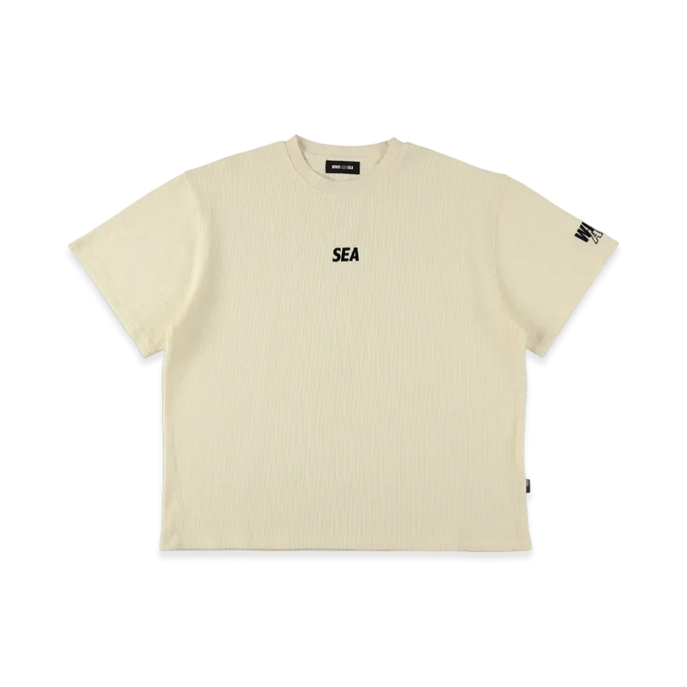 WIND AND SEA Waffle S/S Tee "Off White"
