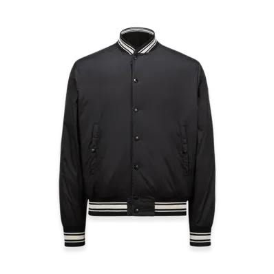 MONCLER Bouchet Reversible Down Varsity Jacket "Black"