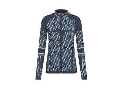 Dior DiorAlps Zipped Top Dior Oblique Technical Jersey "Blue"