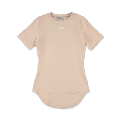 WIND AND SEA WDS (GET FIT BACK - FEMALE) S/S TOP "Beige"