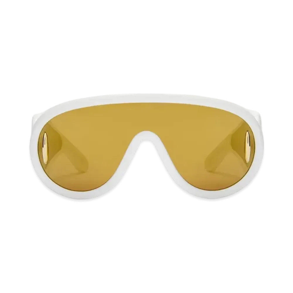 LOEWE Wave Mask Sunglasses "Ivory"