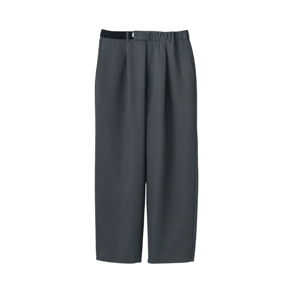 Graphpaper Scale Off Wool Wide Chef Pants "C.Grey"