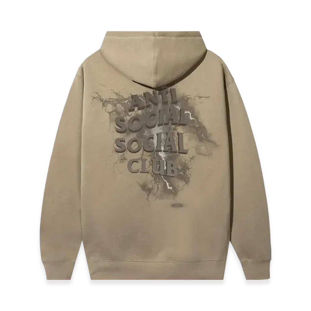 ANTI SOCIAL SOCIAL CLUB I FEEL NUMB Bolt From The Blue Zip Hoodie "Sandstone"