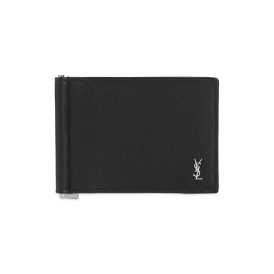 Saint Laurent 'Tiny Cassandre' Card Holder "Black"