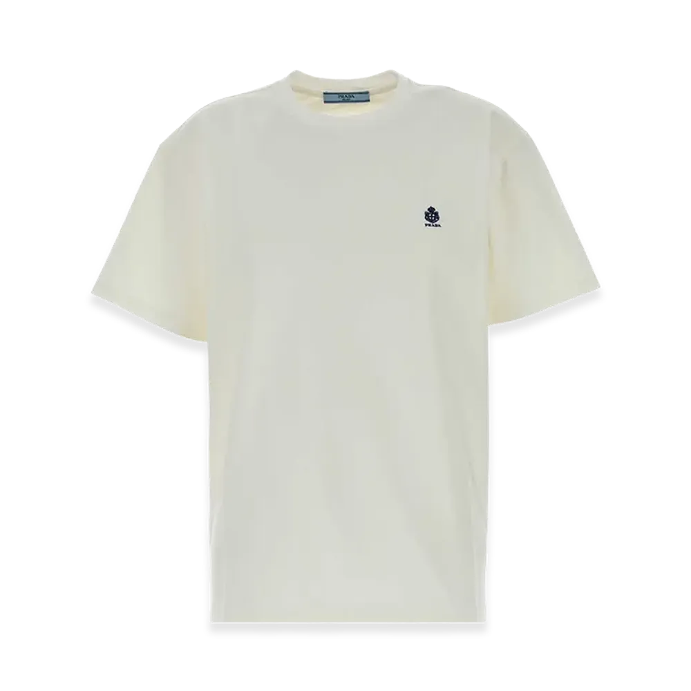 PRADA Wonen's Cotton T-Shirt "White"