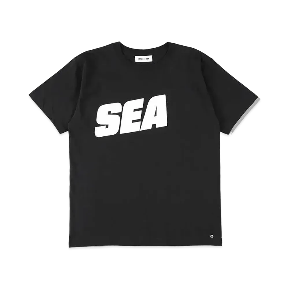 SNKRDUNK × WIND AND SEA Tee SEA "Black/White"