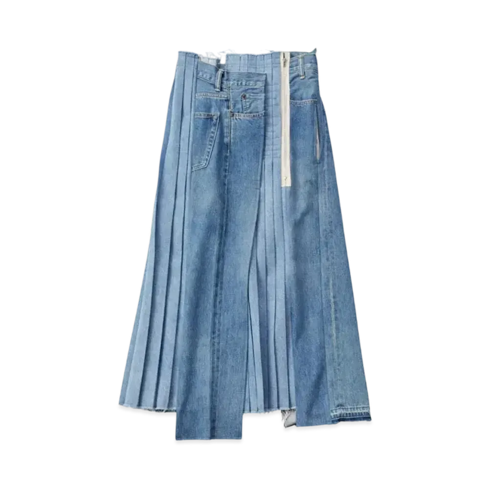 KURO Remake Denim Mark Vi Skirt "Indigo"