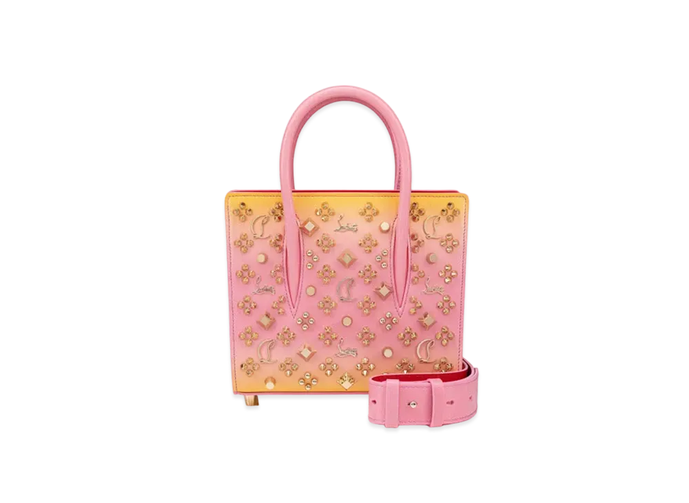 Christian Louboutin Paloma Mini Top Handle Bag Gradient Calf Leather and Spikes Loubinthesky "Multicolore"
