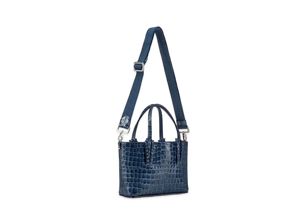 Christian Louboutin Cabata Mini Tote Bag Calf Leather "Blue"