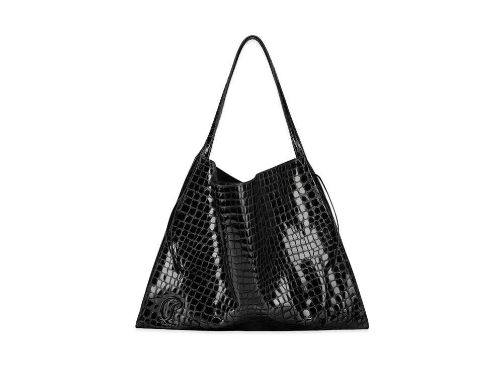 Christian Louboutin Le 54 Tote Bag Alligator Embossed Calf Leather "Black"