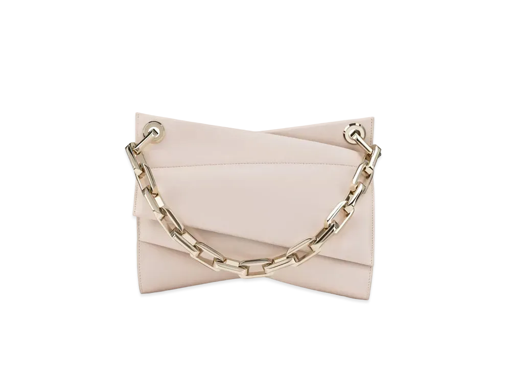Christian Louboutin Loubitwist Chain Bag Calf Leather "Beige"