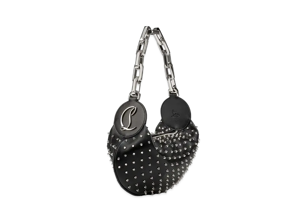 Christian Louboutin Le 54 Chain Bag Nappa Leather and Spikes "Black"